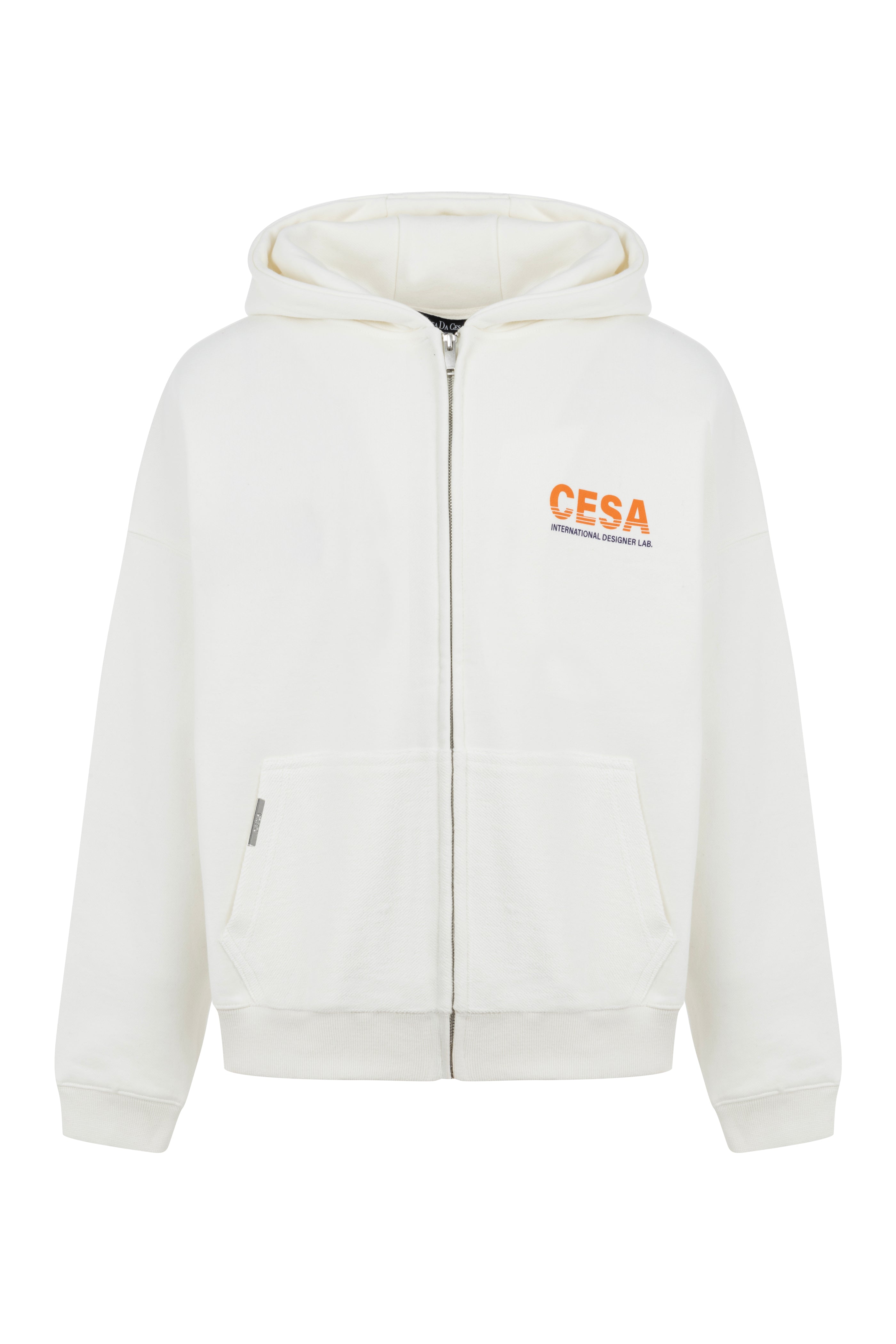 CLASSIC ZIPPER "INT DESIGN LAB" - LIMITED EDITION IN CREAM