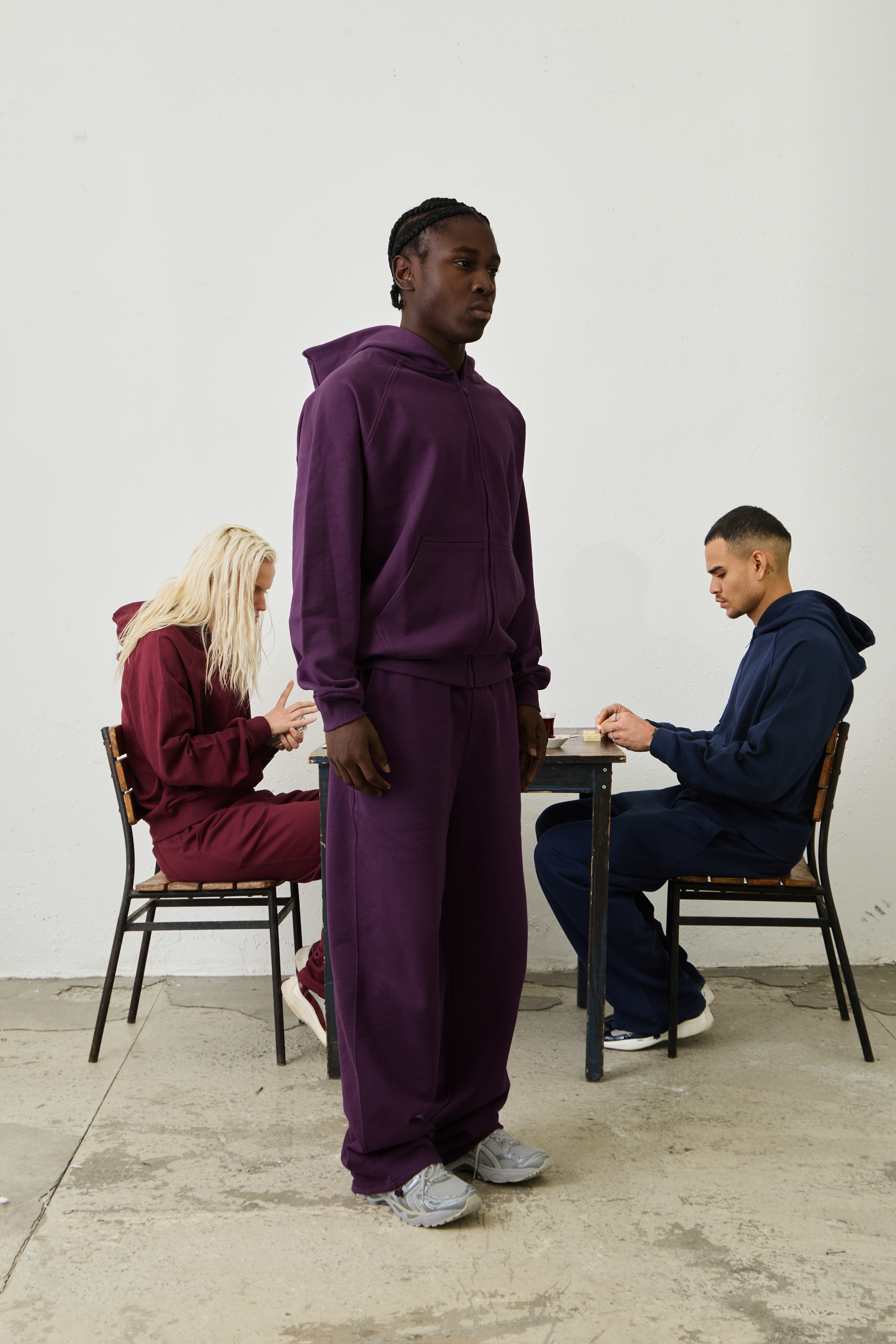 Bundle - Basic Jogger & Zipper "PURPLE"