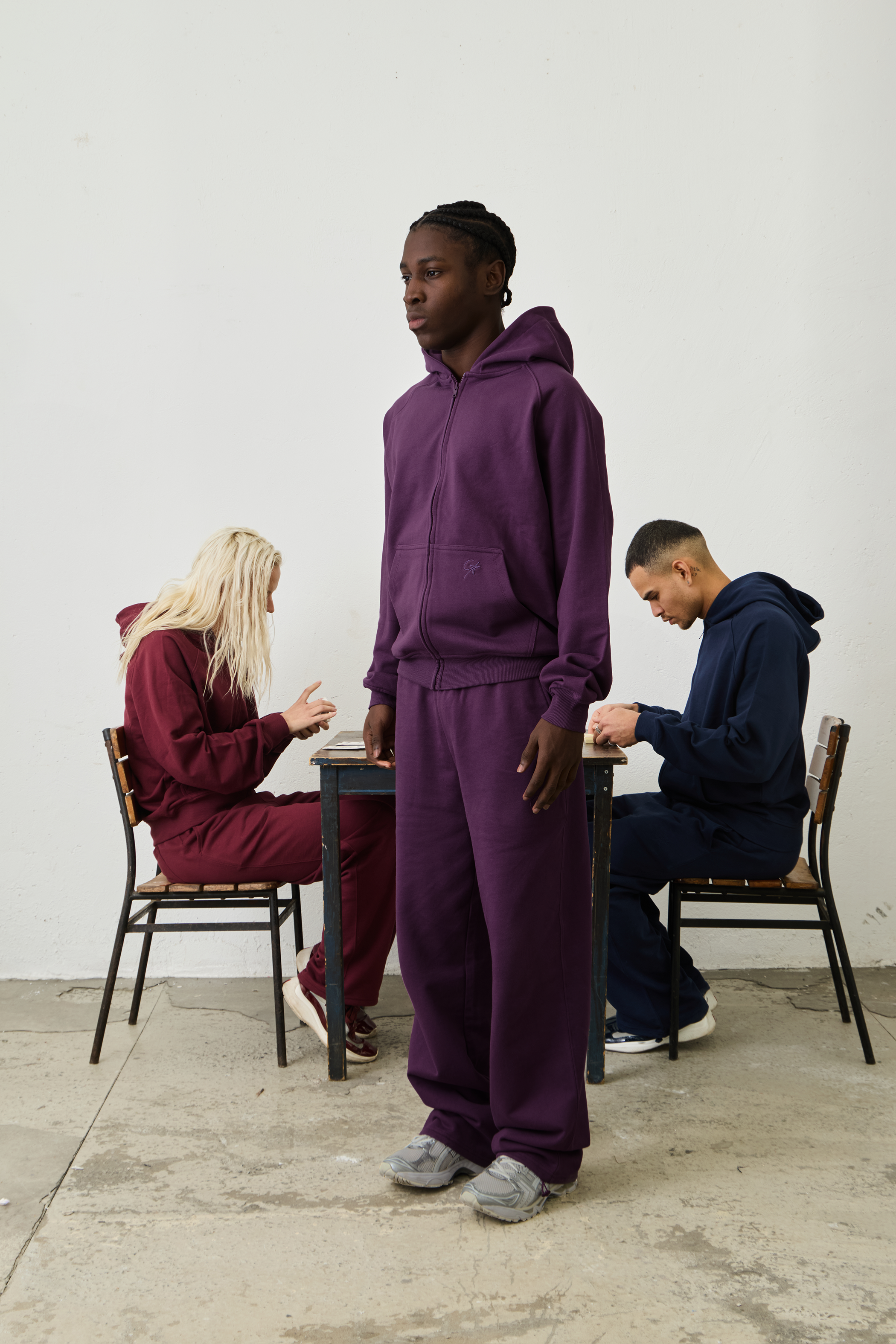 Bundle - Basic Jogger & Zipper "PURPLE"