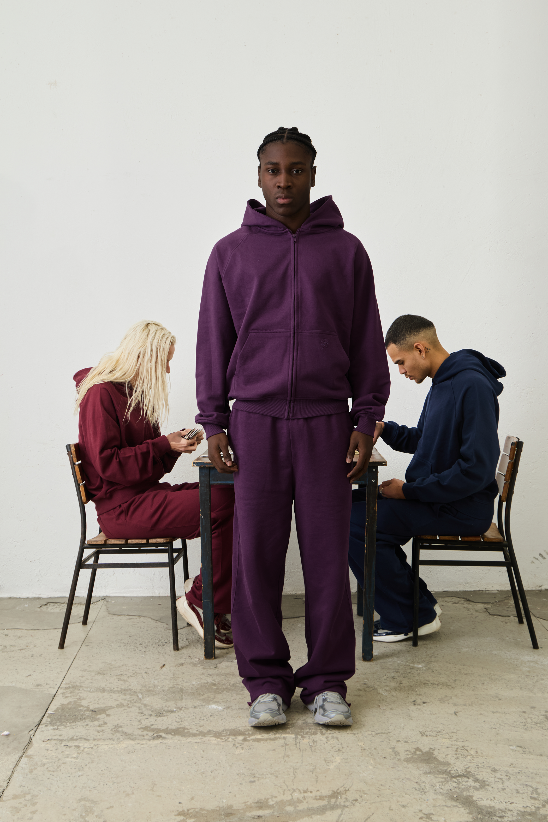 Bundle - Basic Jogger & Zipper "PURPLE"