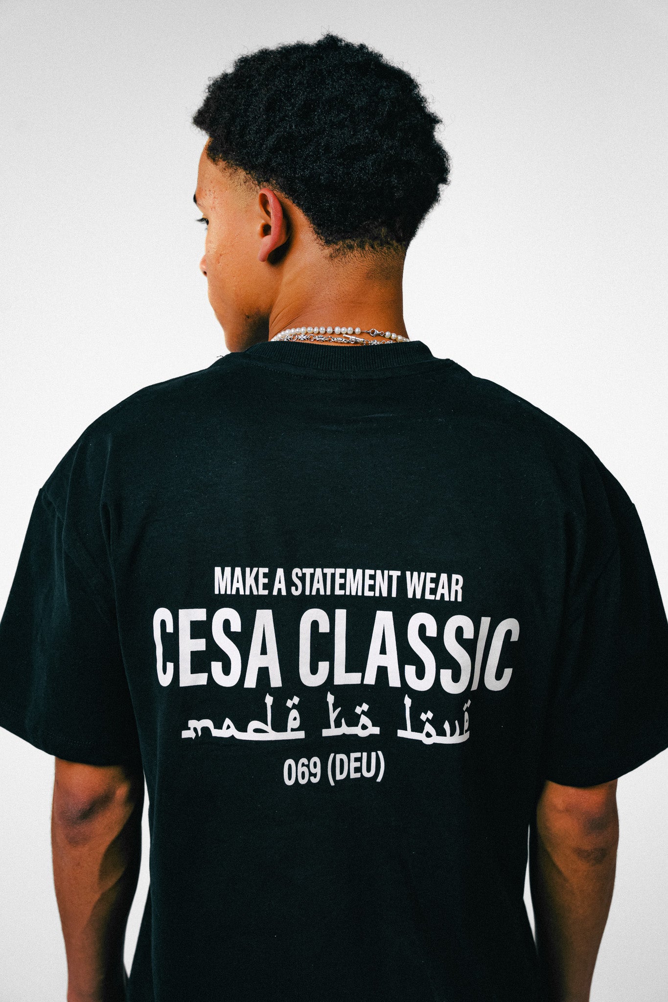 CLASSIC HEAVY SHIRT "MAKE A STATMENT-BLACK"