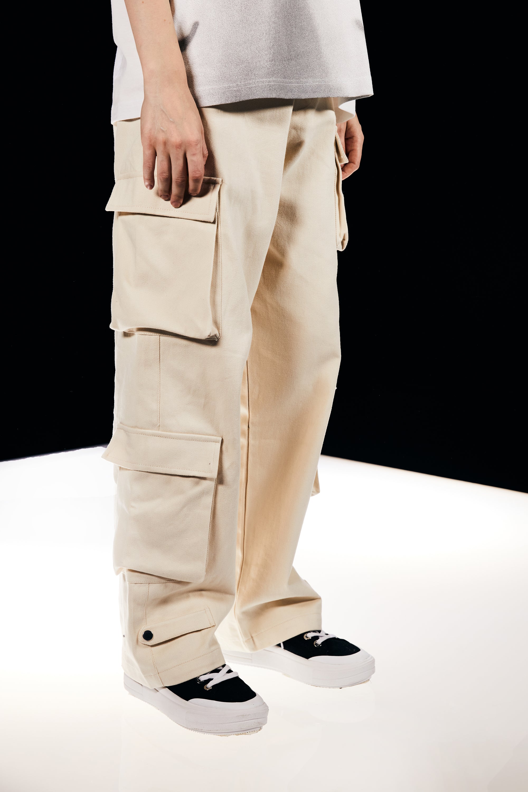 CARGO PANTS FREE SPIRIT “CREAM“