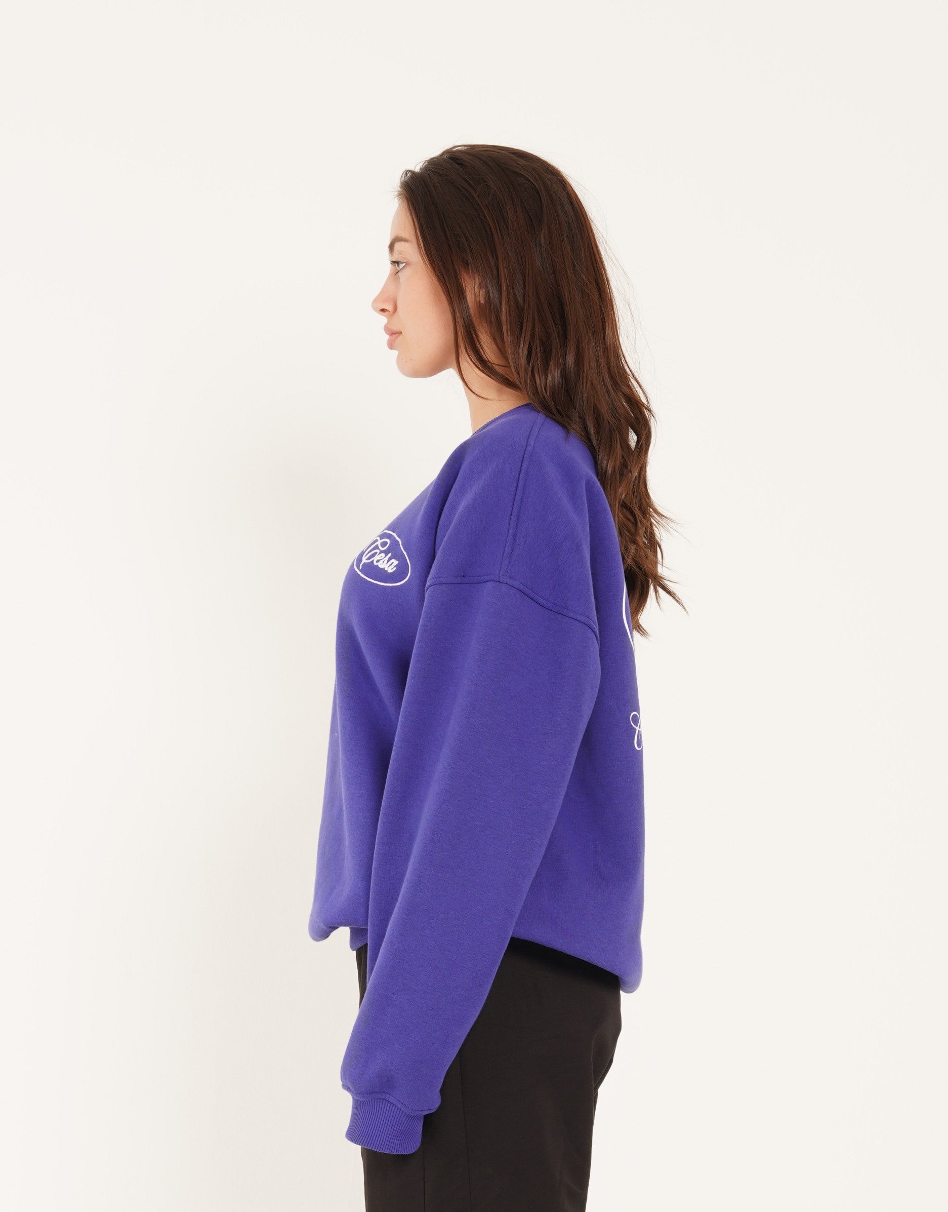 O.N.P CREW NECK SWEATER - PERLBLAU